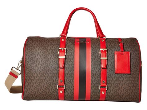 michael kors leather travel duffle price|michael kors duffel bag men's.